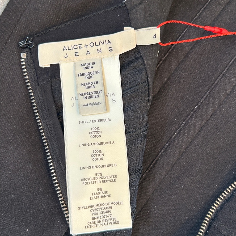 Alice + Olivia Breslin Band Tee Corset Top - Picture 9 of 10